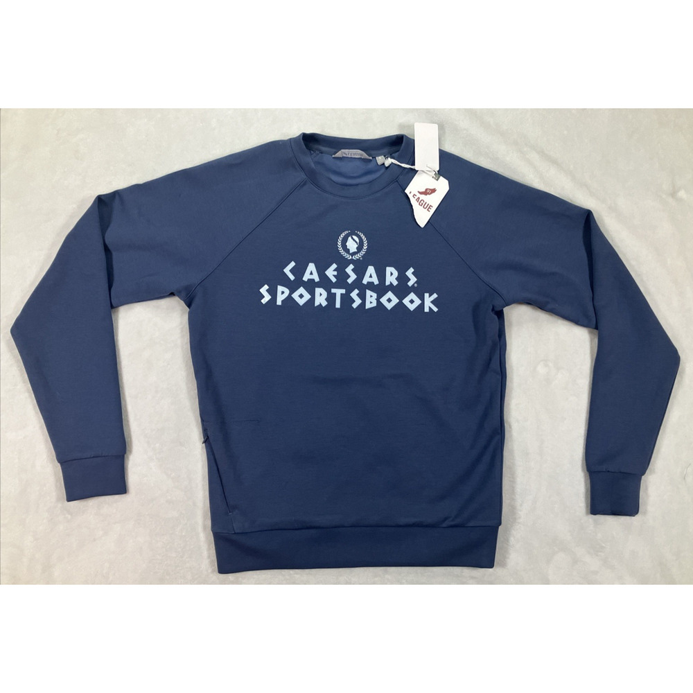 91 League Caesars Sportsbook Sweatershirt Sport Betting Sweater Size Small NWT